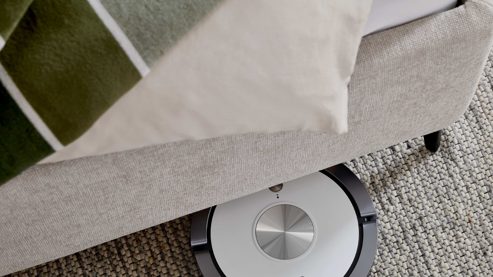 Polsterbett Interliving aus Stoff in Creme Interliving Bettensystem Serie 1420 - Polsterbett naturfarbener Bezug Harry & schwarze Metallfüße W010-15 M01 - Liegefläche ca. 180 x 200 cm