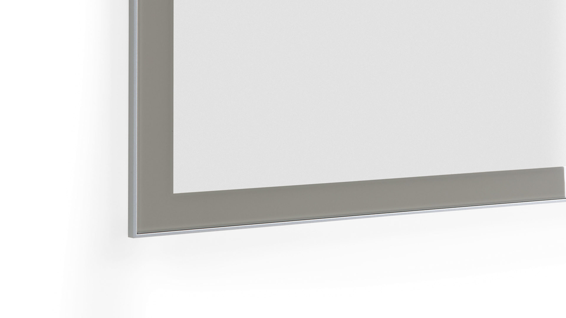 Wandspiegel Voss möebel aus Glas in Braun VOSS MÖBEL Wandspiegel Santina bzw. Garderobenmöbel taupefarbenes Glas – ca. 120 x 60 cm