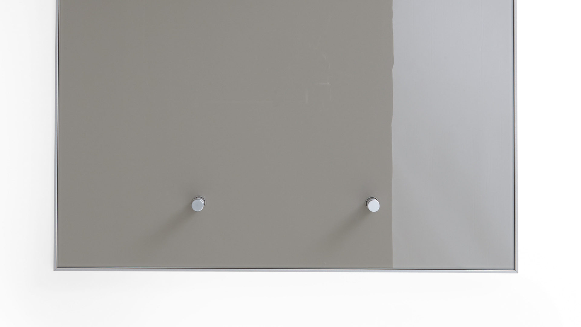 Wandgarderobe Voss möebel aus Glas in Braun VOSS MÖBEL Wandgarderobe Santina taupefarbenes Glas, Eiche & Metall – ca. 80 x 109 cm