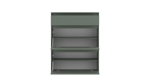 Garderobe Wojcik aus Holz in Grün Garderobenprogramm Zapato - Schuhkommode Salbei - ca. 75 x 98 cm