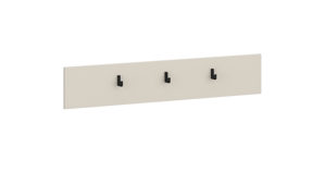 Wandgarderobe Wojcik aus Holz in Beige Garderobenprogramm Naxxar - Wandgarderobe Cashmere & Stone Eiche - ca. 94 x 18 cm