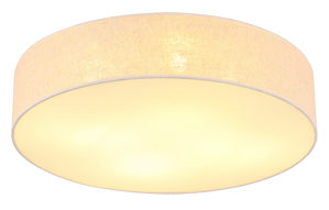 Deckenleuchte Interliving aus Holz in Beige Interliving Leuchten Serie 9358 - Deckenlampe