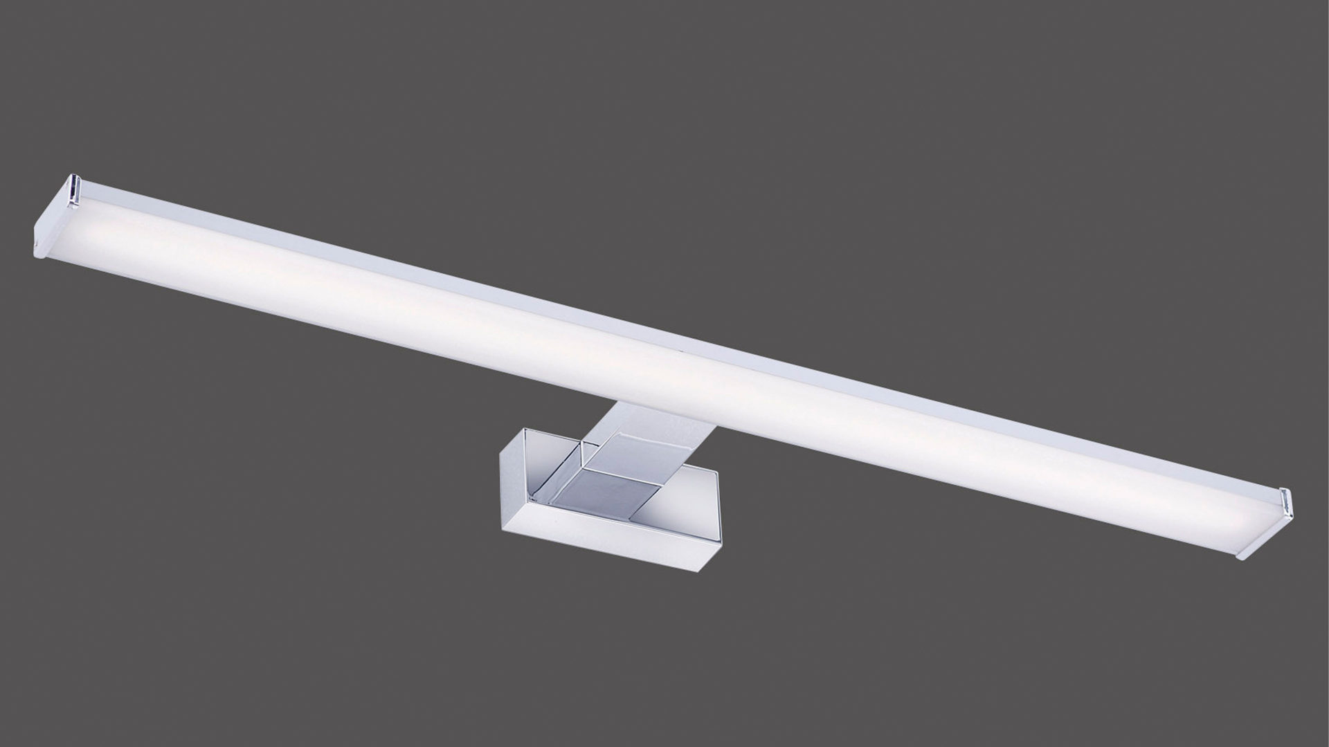 Aufbauleuchte Just light. (leuchtendirekt) aus Metall in Metallfarben JUST LIGHT. Spiegellampe Mattis Metall & Acryl – Länge ca. 60 cm