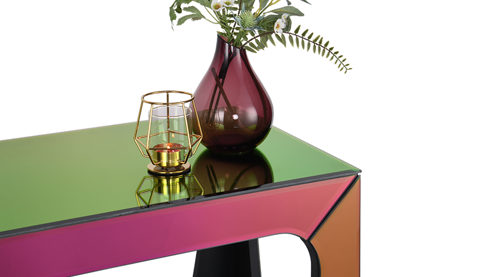 Konsoltisch Mirrors and more aus Spiegel in Mehrfarbig Konsolentisch Shiny Mehrfarbig - ca. 110 x 38 cm