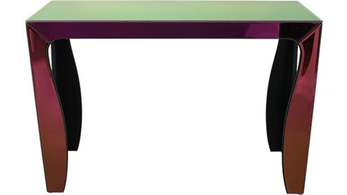 Konsoltisch Mirrors and more aus Spiegel in Mehrfarbig Konsolentisch Shiny Mehrfarbig - ca. 110 x 38 cm