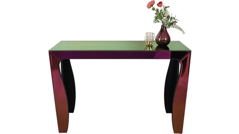 Konsoltisch Mirrors and more aus Spiegel in Mehrfarbig Konsolentisch Shiny Mehrfarbig - ca. 110 x 38 cm