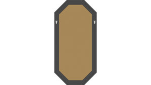 Spiegel Mirrors and more aus Spiegel in Silber Rahmenspiegel Edith Silber - ca. 100 x 200 cm