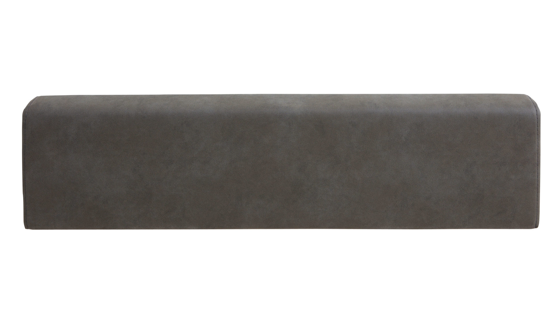 Kissen-Set Interliving aus Stoff in Dunkelgrau Interliving Schlafzimmer Serie 1019 – Kopfteilpolster-Set 523449 graues Kunstleder – zweiteilig, für ca. 180 cm Breite