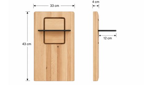Bettgestell Interliving aus Holz in Grau Interliving Schlafzimmer Serie 1015 – Bettgestell mit Hängekonsolen sienafarbener Bezug Kano 9811,  Wildeiche – Liegefläche ca. 180 x 200 cm