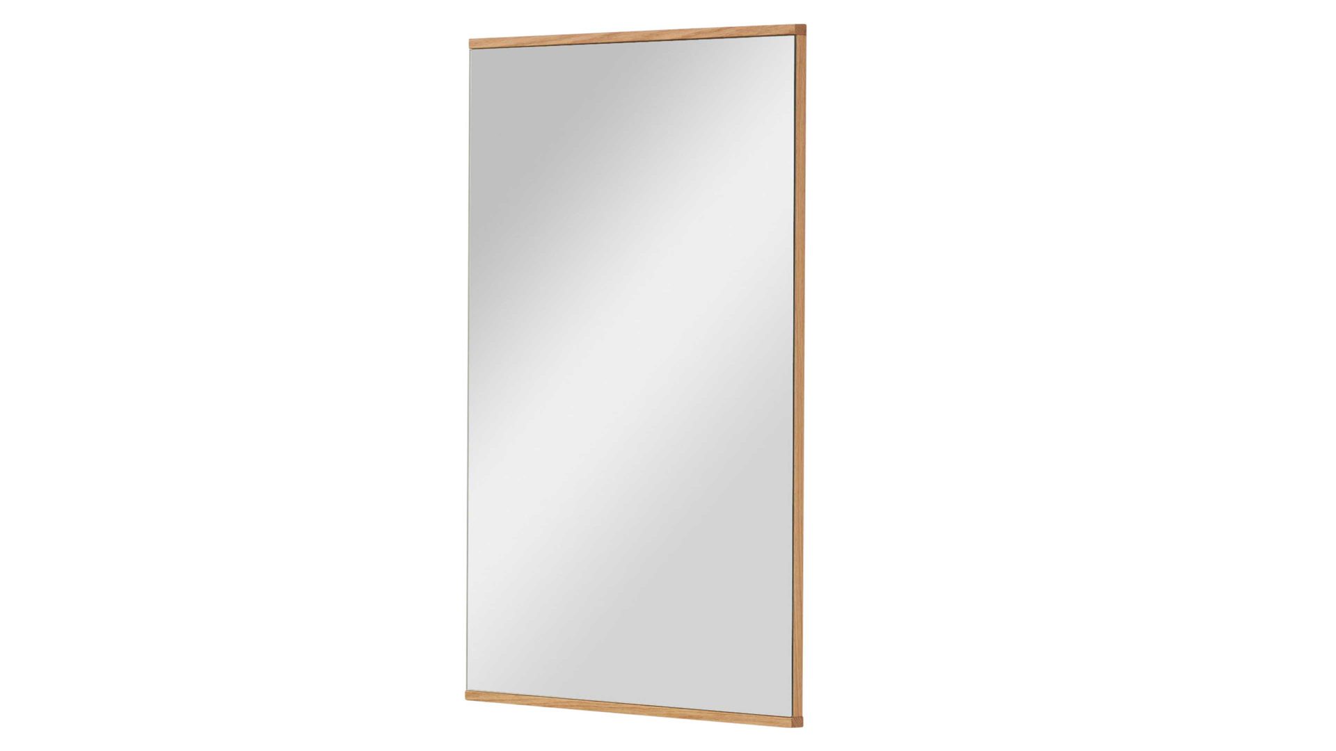 Wandspiegel Interliving aus Spiegel in Holzfarben Interliving Garderoben Serie 6005 – Spiegel 826 Balkeneiche – ca. 56 x 82 cm