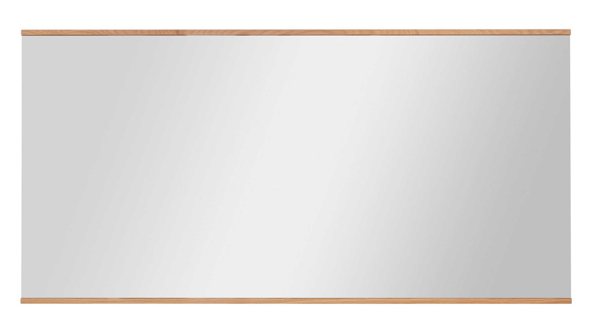 Wandspiegel Interliving aus Spiegel in Holzfarben Interliving Garderoben Serie 6005 – Spiegel Balkeneiche – ca. 123 x 62 cm