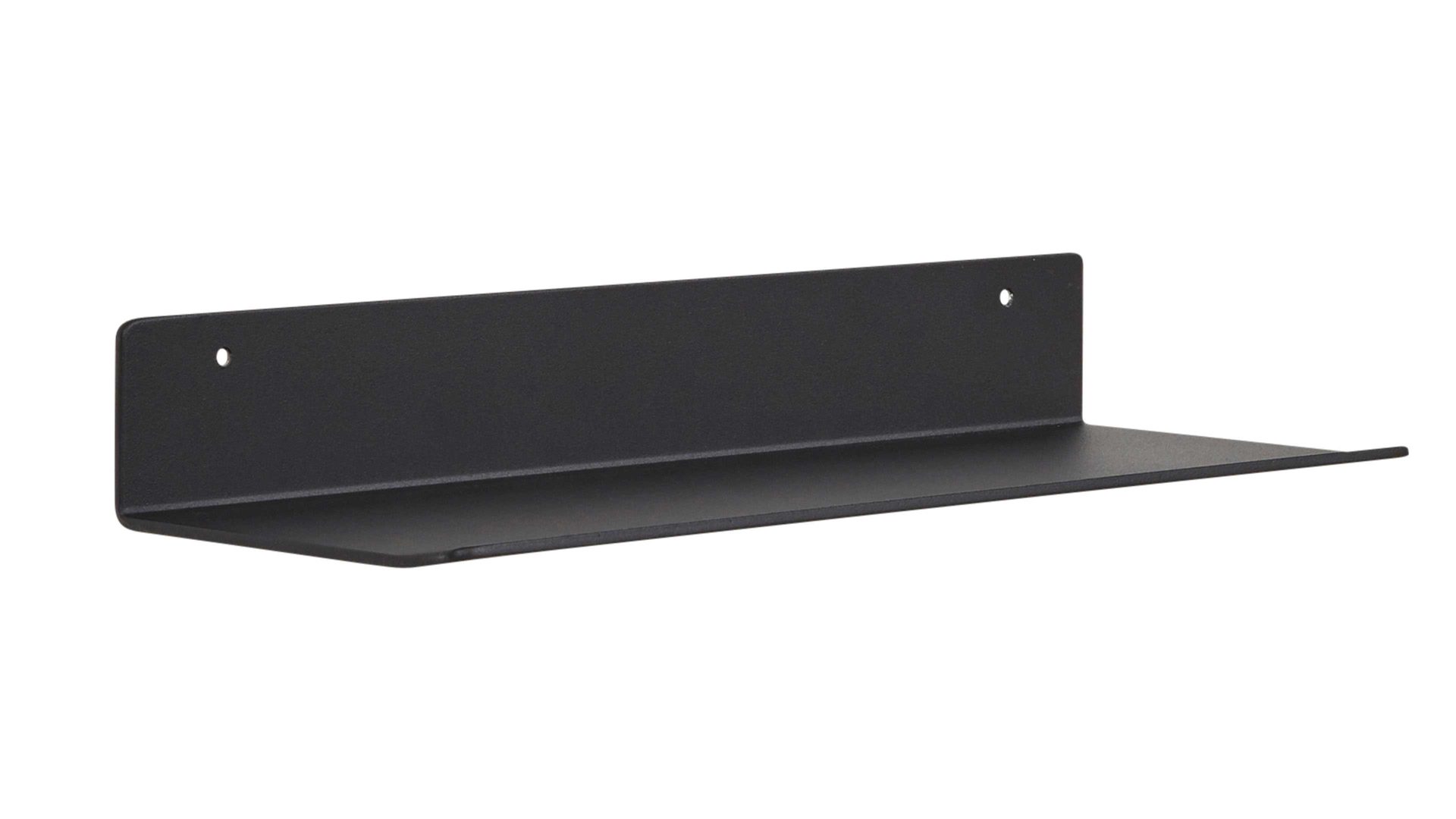 Regal Interliving aus Metall in Schwarz Interliving Garderoben Serie 6005 – Ablageboard 802 anthrazitfarbenes Metall – Länge ca. 32 cm