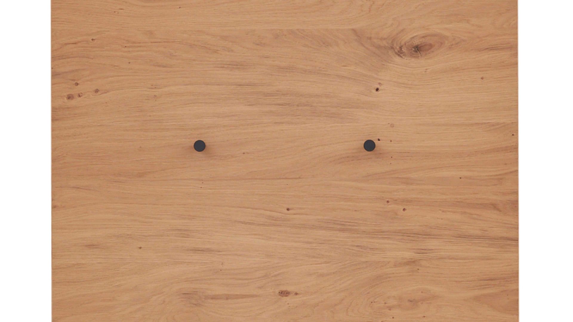 Wandgarderobe Interliving aus Holz in Holzfarben Interliving Garderoben Serie 6005 – Wandgarderobe 821 Balkeneiche – ca. 80 x 109 cm