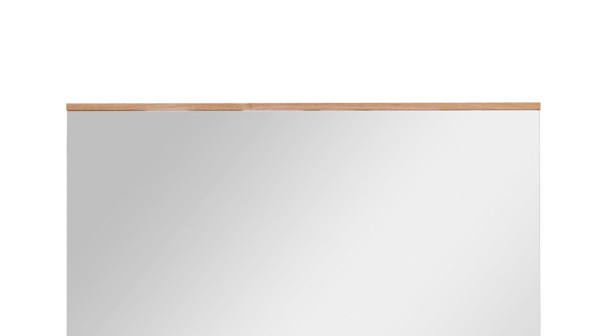 Wandspiegel Interliving aus Spiegel in Holzfarben Interliving Garderoben Serie 6005 – Spiegel 825 Balkeneiche – ca. 123 x 62 cm