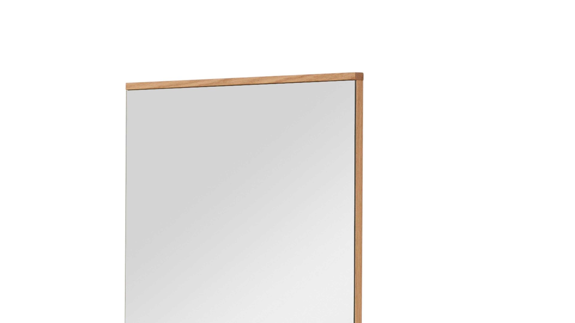 Wandspiegel Interliving aus Spiegel in Holzfarben Interliving Garderoben Serie 6005 – Spiegel 826 Balkeneiche – ca. 56 x 82 cm