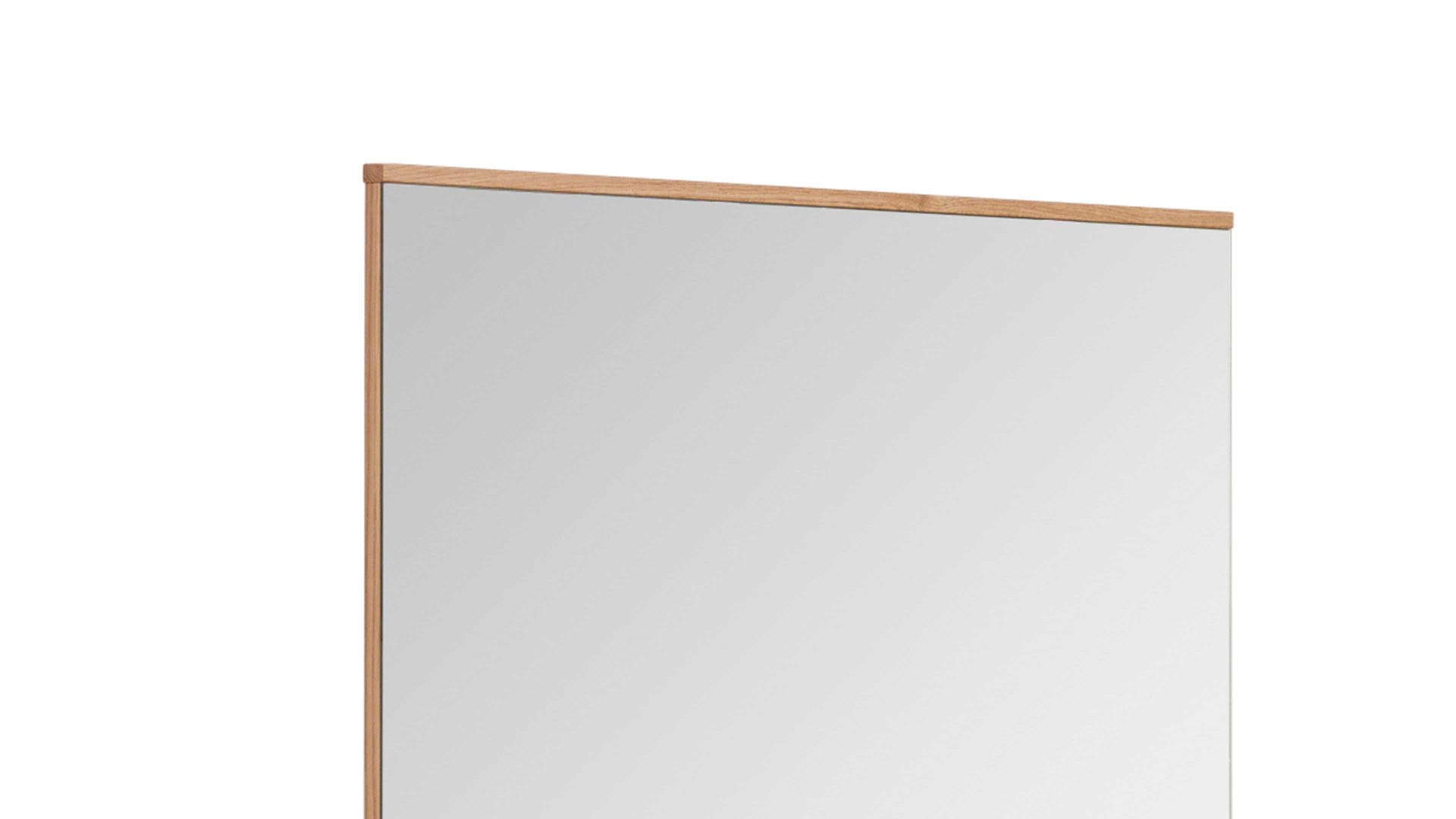 Wandspiegel Interliving aus Spiegel in Holzfarben Interliving Garderoben Serie 6005 – Spiegel Balkeneiche – ca. 56 x 82 cm