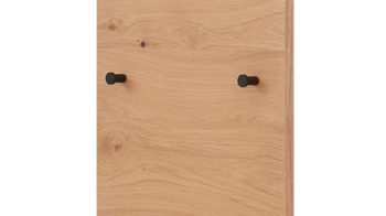 Wandgarderobe Interliving aus Holz in Holzfarben Interliving Garderoben Serie 6005 – Wandgarderobe Balkeneiche – ca. 42 x 183 cm