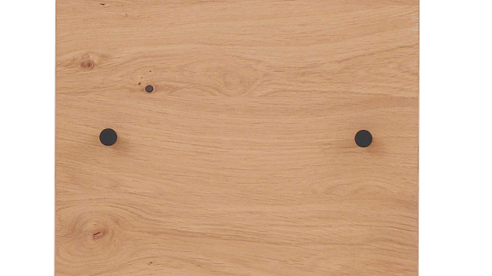 Wandgarderobe Interliving aus Holz in Holzfarben Interliving Garderoben Serie 6005 – Wandgarderobe 822 Balkeneiche – ca. 42 x 183 cm