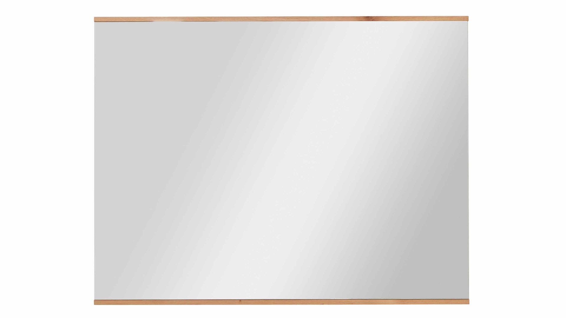 Wandspiegel Interliving aus Spiegel in Holzfarben Interliving Garderoben Serie 6005 – Spiegel 829 Balkeneiche – ca. 97 x 75 cm