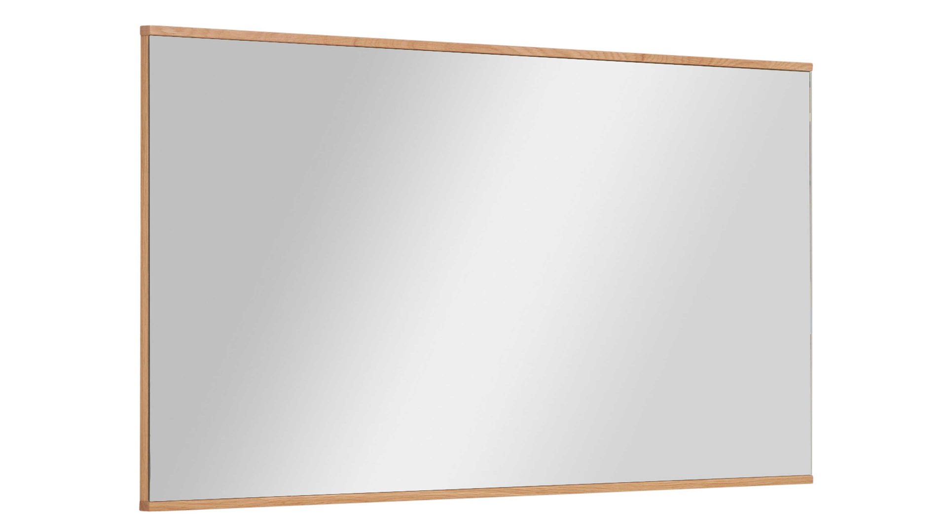 Wandspiegel Interliving aus Spiegel in Holzfarben Interliving Garderoben Serie 6005 – Spiegel 829 Balkeneiche – ca. 97 x 75 cm