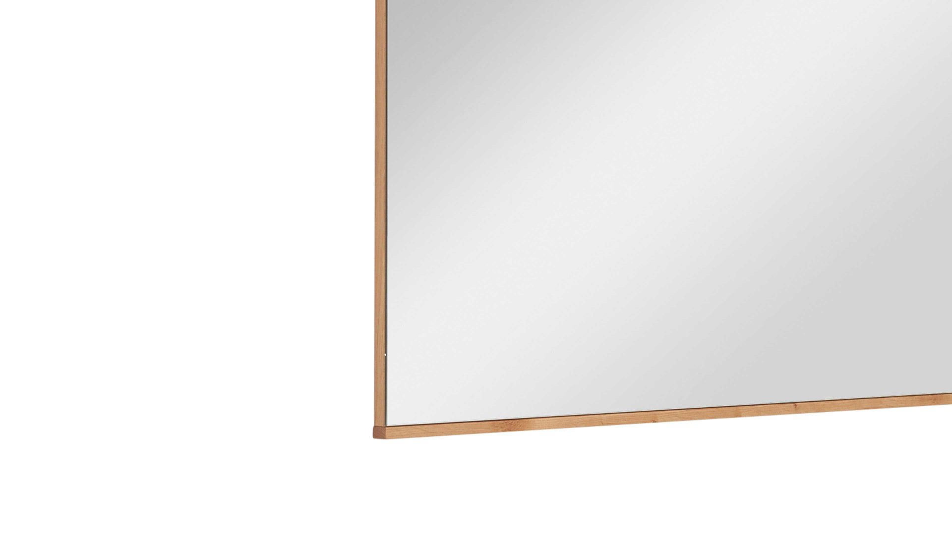 Wandspiegel Interliving aus Spiegel in Holzfarben Interliving Garderoben Serie 6005 – Spiegel 829 Balkeneiche – ca. 97 x 75 cm