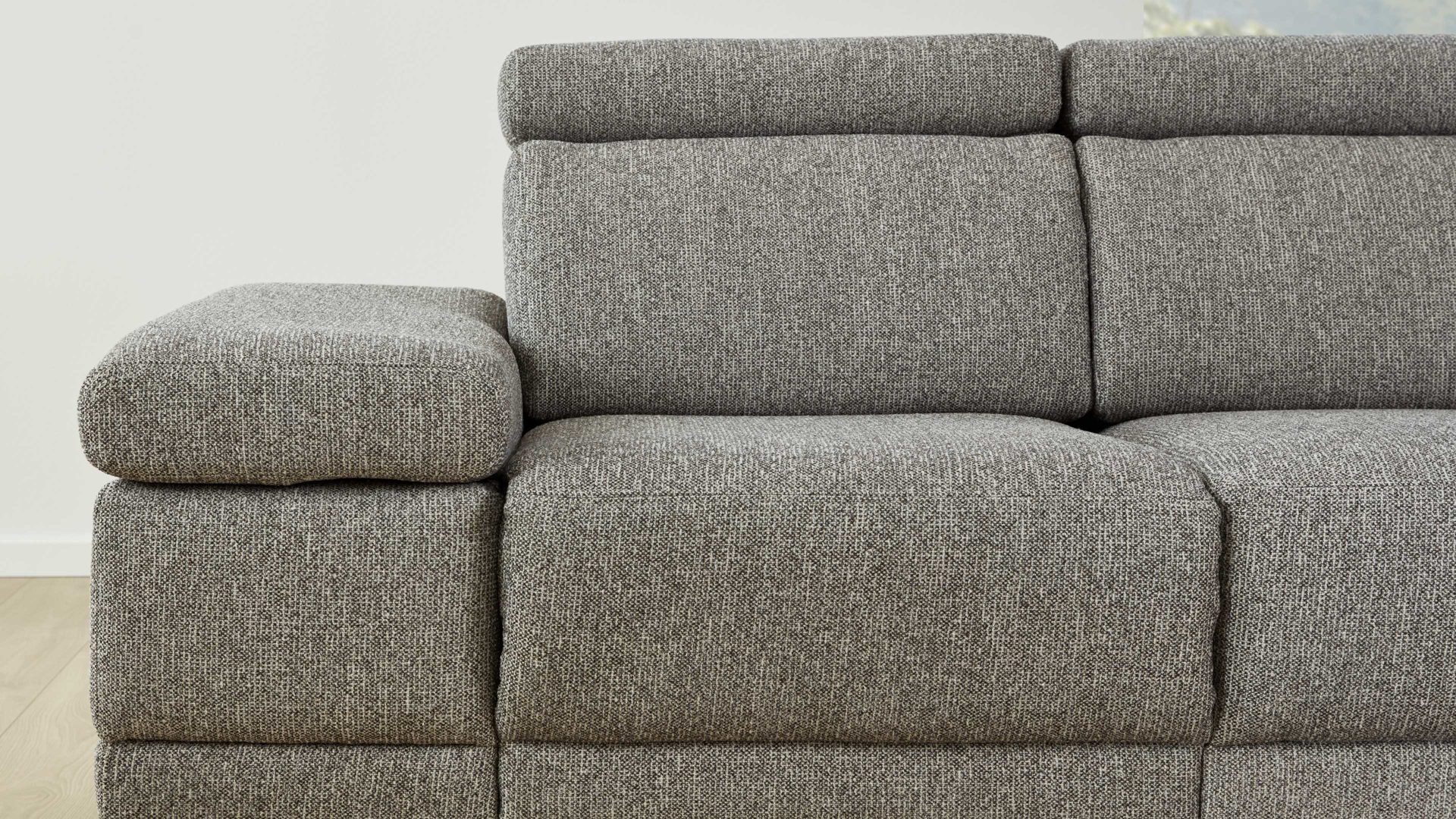 Funktion Interliving aus Metall in Transparent Interliving Sofa Serie 4252 – klappbare Armlehne manuelle Funktion