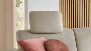 Kopfstütze modulmaster aus Stoff in Beige Modulmaster MM-PP1219 - Comfort-Kopfstütze beige Bezug Asina - ca. 44 x 32 cm
