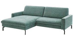 Ecksofa modulmaster aus Stoff in Grün Modulmaster MM-ZE1126 - Ecksofa opalfarbener Stoff Santos - Stellfläche ca. 179 x 248 cm