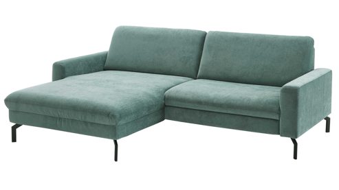 Ecksofa modulmaster aus Stoff in Grün Modulmaster MM-ZE1126 - Ecksofa opalfarbener Stoff Santos - Stellfläche ca. 179 x 248 cm