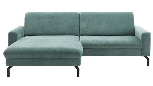 Ecksofa modulmaster aus Stoff in Grün Modulmaster MM-ZE1126 - Ecksofa opalfarbener Stoff Santos - Stellfläche ca. 179 x 248 cm