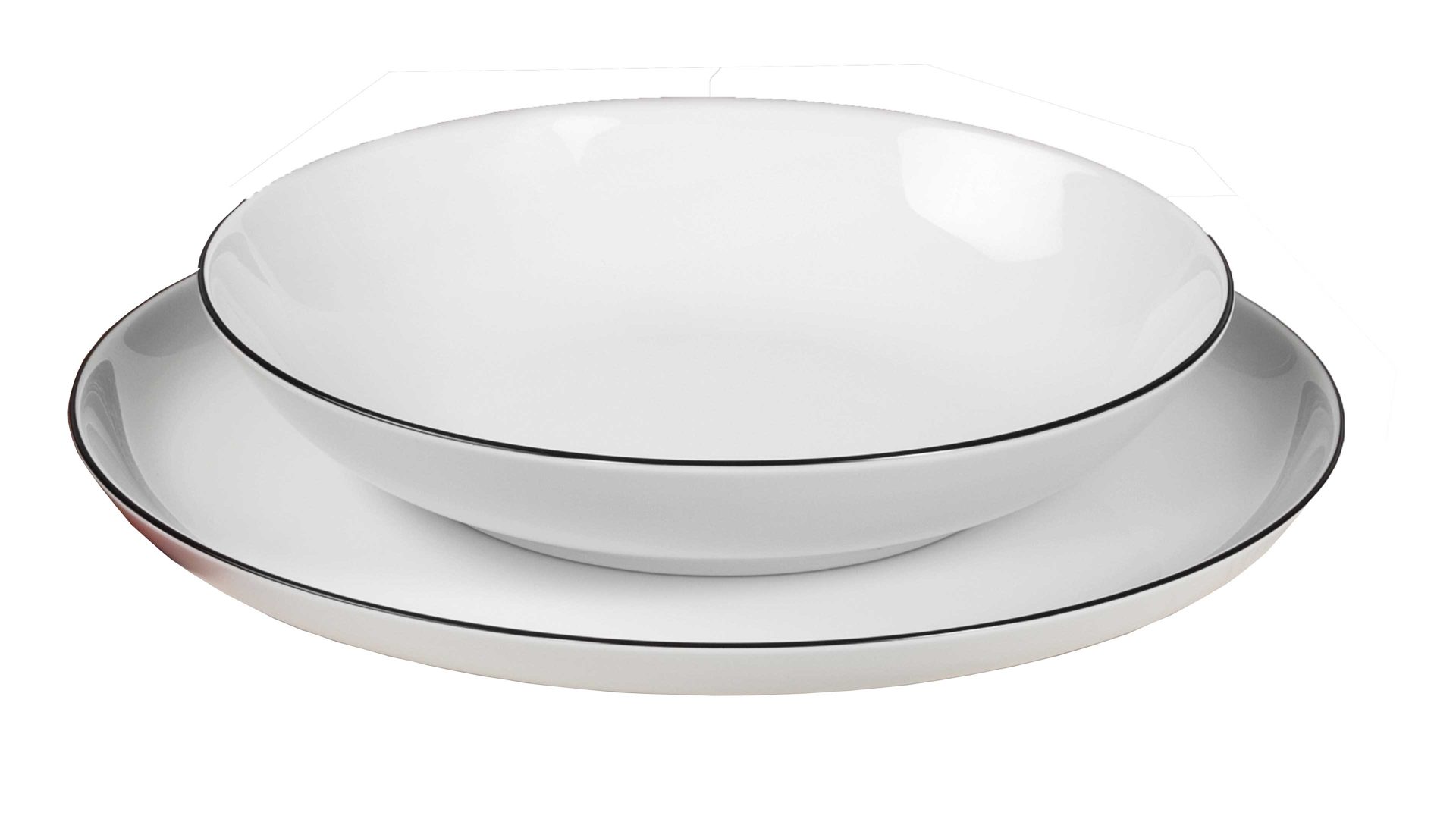 Tafelservice Seltmann weiden aus Porzellan in Weiß Seltmann Tafelservice Lido weißes Porzellan - zwölfteilig