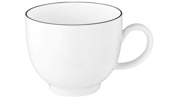 Kaffeeservice Seltmann weiden aus Porzellan in Weiß Seltmann Kaffeeservice Lido weißes Porzellan - 18-teilig