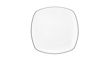 Teeservice Seltmann weiden aus Porzellan in Weiß Seltmann Teeservice Lido mit eckigen Tellern weißes Porzellan - 18-teilig, große Tassen