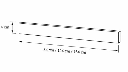 Zubehör Interliving aus Stoff in Anthrazit Interliving Schlafzimmer Serie 1023 – Polsterkante anthrazitfarbener Bezug