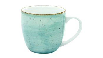 Kaffeebecher Creatable aus Porzellan in Pastell CREATABLE Vintage Nature  – Kaffeebecher aquafarbenes Porzellan – ca. 300 ml