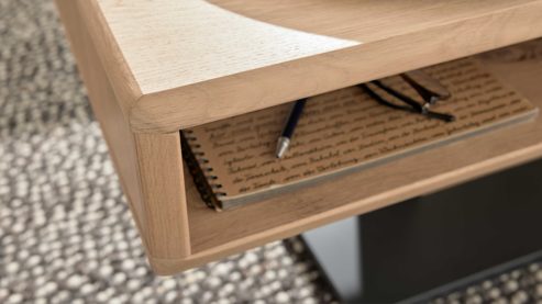 Couchtisch Interliving aus Holz in Holzfarben Interliving Wohnzimmer Serie 2024 - Couchtisch Eiche - ca. 115 x 65 cm