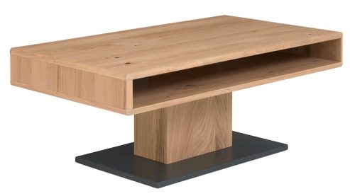 Couchtisch Interliving aus Holz in Holzfarben Interliving Wohnzimmer Serie 2024 - Couchtisch Eiche - ca. 115 x 65 cm