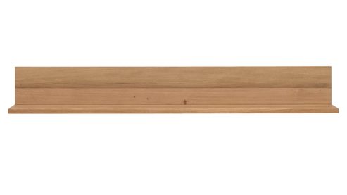 Wandregal Interliving aus Holz in Holzfarben Interliving Wohnzimmer Serie 2027 - Wandregal Asteiche - Länge ca. 180 cm