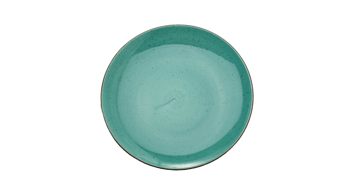 Kuchen- / Frühstücks- / Dessertteller Creatable aus Porzellan in Grün CREATABLE Vintage Nature – Kuchenteller grünes Porzellan – Durchmesser ca. 21 cm