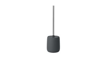 WC-Garnitur Blomus aus Keramik in Schwarz blomus WC-Garnitur Sono magnetfarbene Keramik – Höhe ca. 39 cm