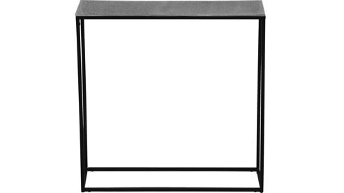 Konsoltisch Mirrors and more aus Metall in Schwarz Konsolentisch Anisha Schwarz & Silber - ca. 80 x 80 cm