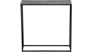 Konsoltisch Mirrors and more aus Metall in Schwarz Konsolentisch Anisha Schwarz & Silber - ca. 80 x 80 cm