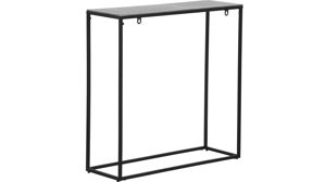 Konsoltisch Mirrors and more aus Metall in Schwarz Konsolentisch Anisha Schwarz & Silber - ca. 80 x 80 cm