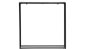 Konsoltisch Mirrors and more aus Metall in Schwarz Konsolentisch Anisha Schwarz & Silber - ca. 80 x 80 cm