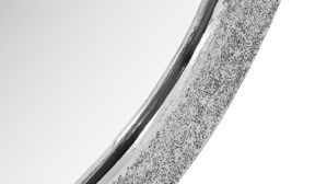 Spiegel Mirrors and more aus Spiegel in Silber Rahmenspiegel Lalita Silber - Durchmesser ca. 90 cm