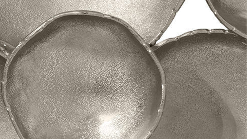 Spiegel Mirrors and more aus Spiegel in Silber Dekospiegel Tamani Silber - Durchmesser ca. 91 cm