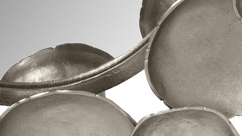 Spiegel Mirrors and more aus Spiegel in Silber Dekospiegel Tamani Silber - Durchmesser ca. 91 cm