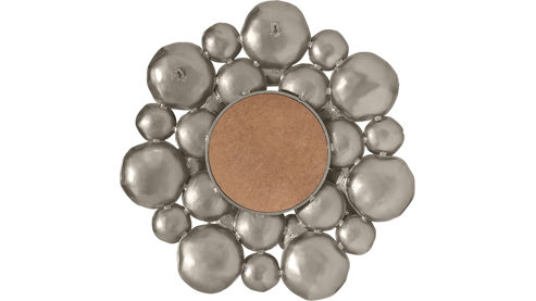 Spiegel Mirrors and more aus Spiegel in Silber Dekospiegel Tamani Silber - Durchmesser ca. 91 cm