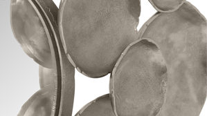 Spiegel Mirrors and more aus Spiegel in Silber Dekospiegel Tamani Silber - Durchmesser ca. 91 cm