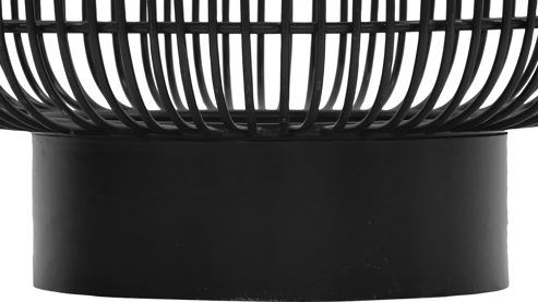 Beistelltisch Mirrors and more aus Metall in Silber Beistelltisch Rinari Silber & Schwarz - Durchmesser ca. 41 cm